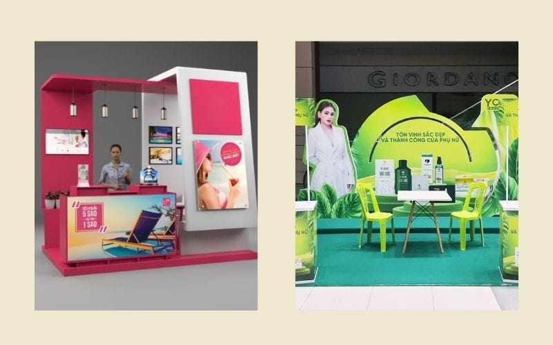 Thi công booth quảng cáo 